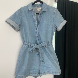 Billabong x Salty Blonde Collab - Denim Romper